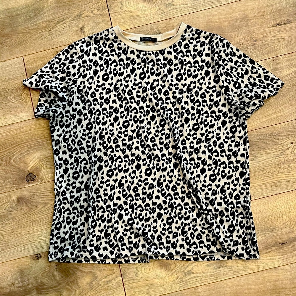Blooming Jelly Leopard Print Shirt
